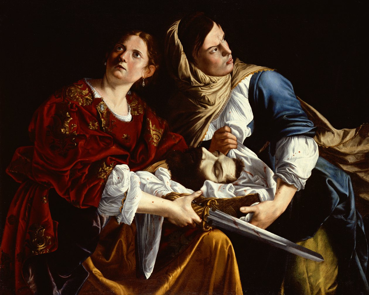 Judyta i jej służąca z głową Holofernesa (olej na płótnie) autorstwa Artemisia Gentileschi