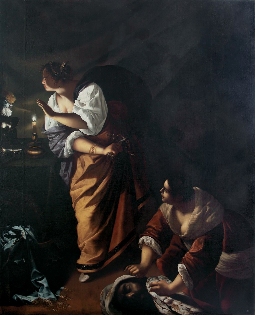 Judyta i jej służąca Abra z Głową Holofernesa, ok. 1930 r. 1647-1648 autorstwa Artemisia Gentileschi