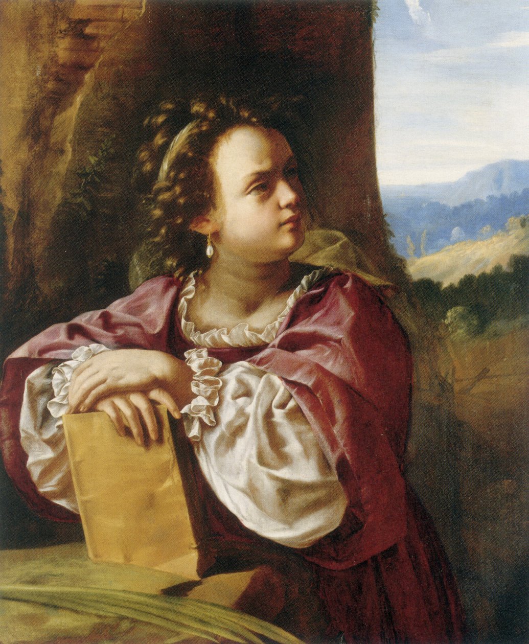 Święta Katarzyna Aleksandryjska autorstwa Artemisia Gentileschi