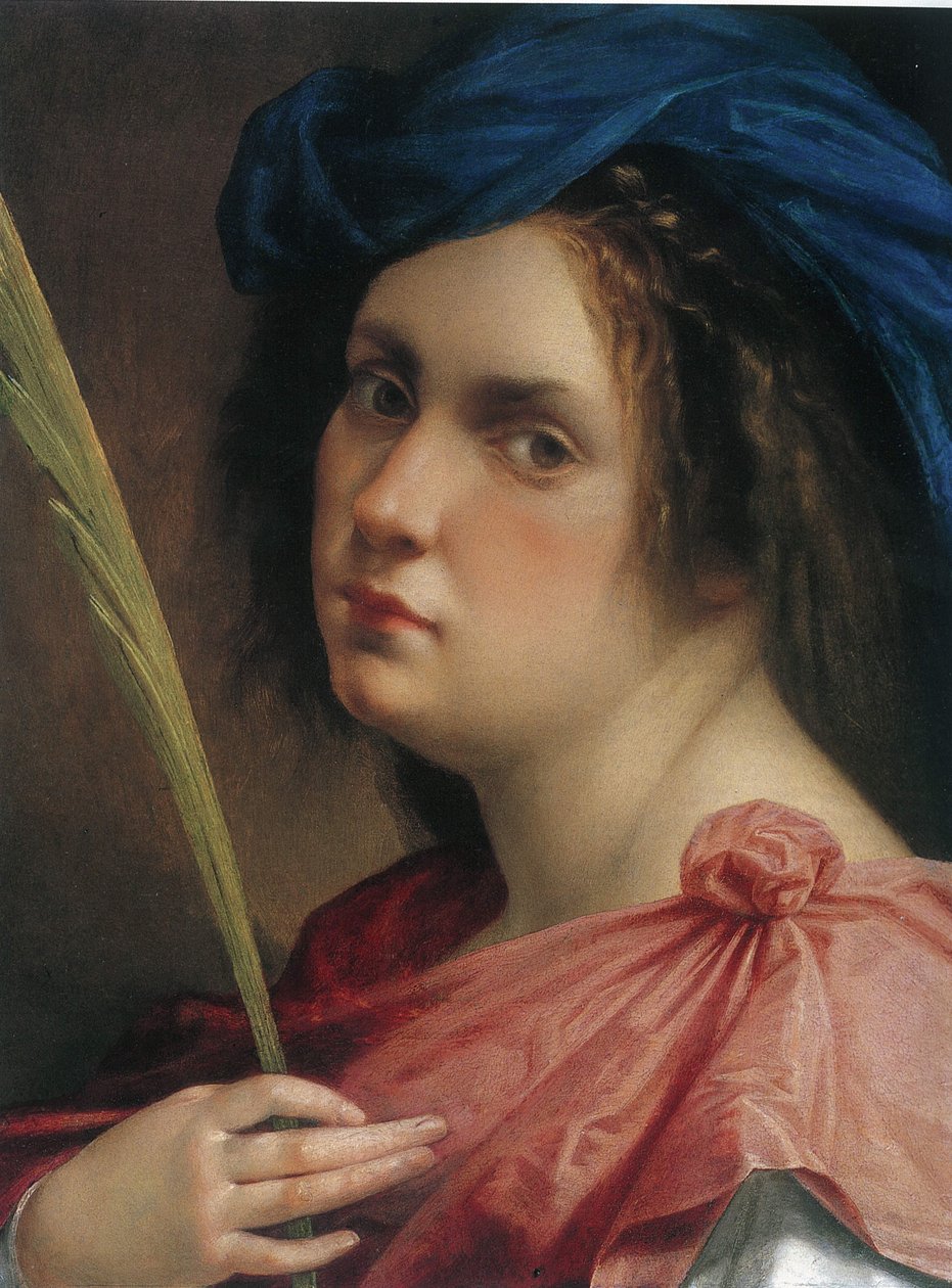 Autoportret św. Katarzyny Aleksandryjskiej, ok. 1930 1618. autorstwa Artemisia Gentileschi