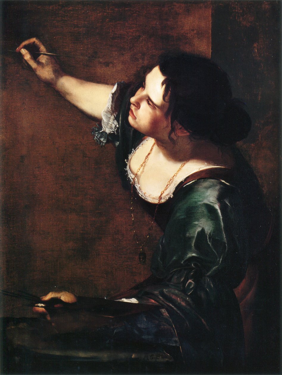 Autoportret jako alegoria malarstwa autorstwa Artemisia Gentileschi