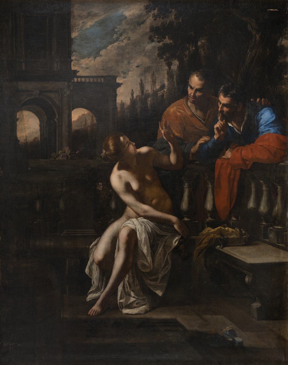 Zuzanna i Starsi autorstwa Artemisia Gentileschi
