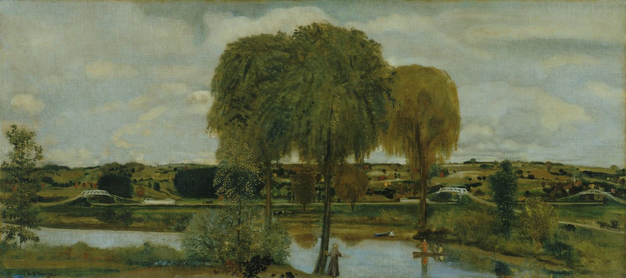 Wzdłuż kanału Erie autorstwa Arthur Bowen Davies