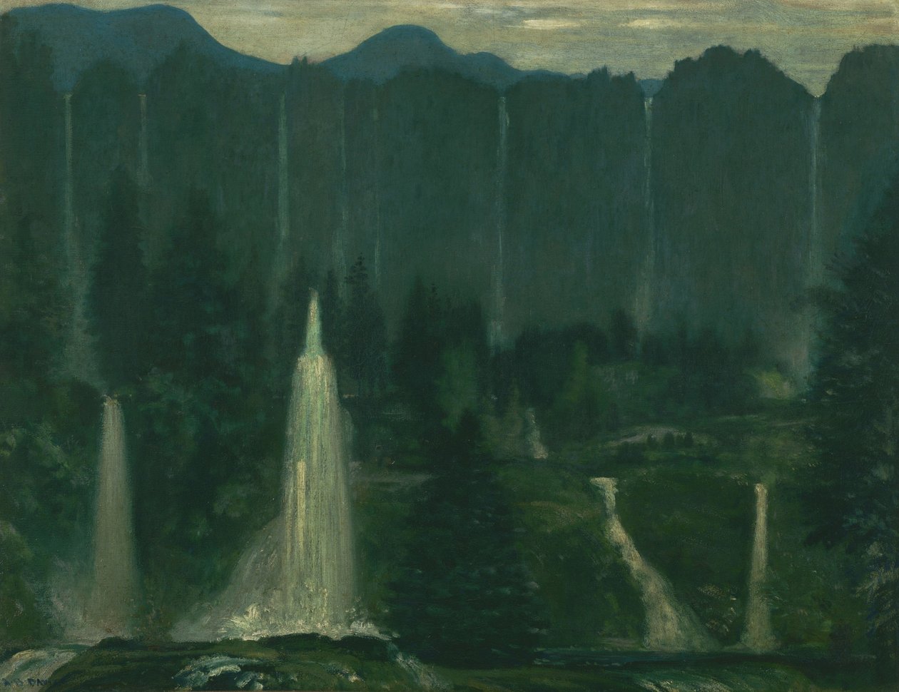 Wiele wód autorstwa Arthur Bowen Davies