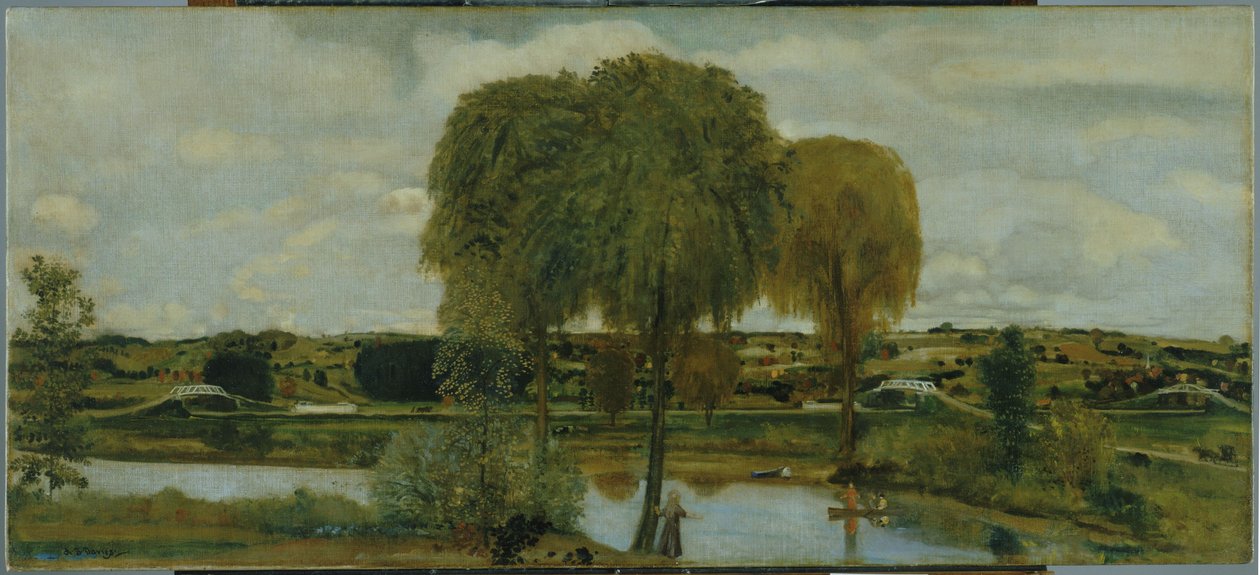 Wzdłuż kanału Erie autorstwa Arthur Bowen Davies