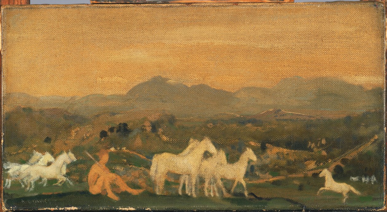 Konie Attyki autorstwa Arthur Bowen Davies