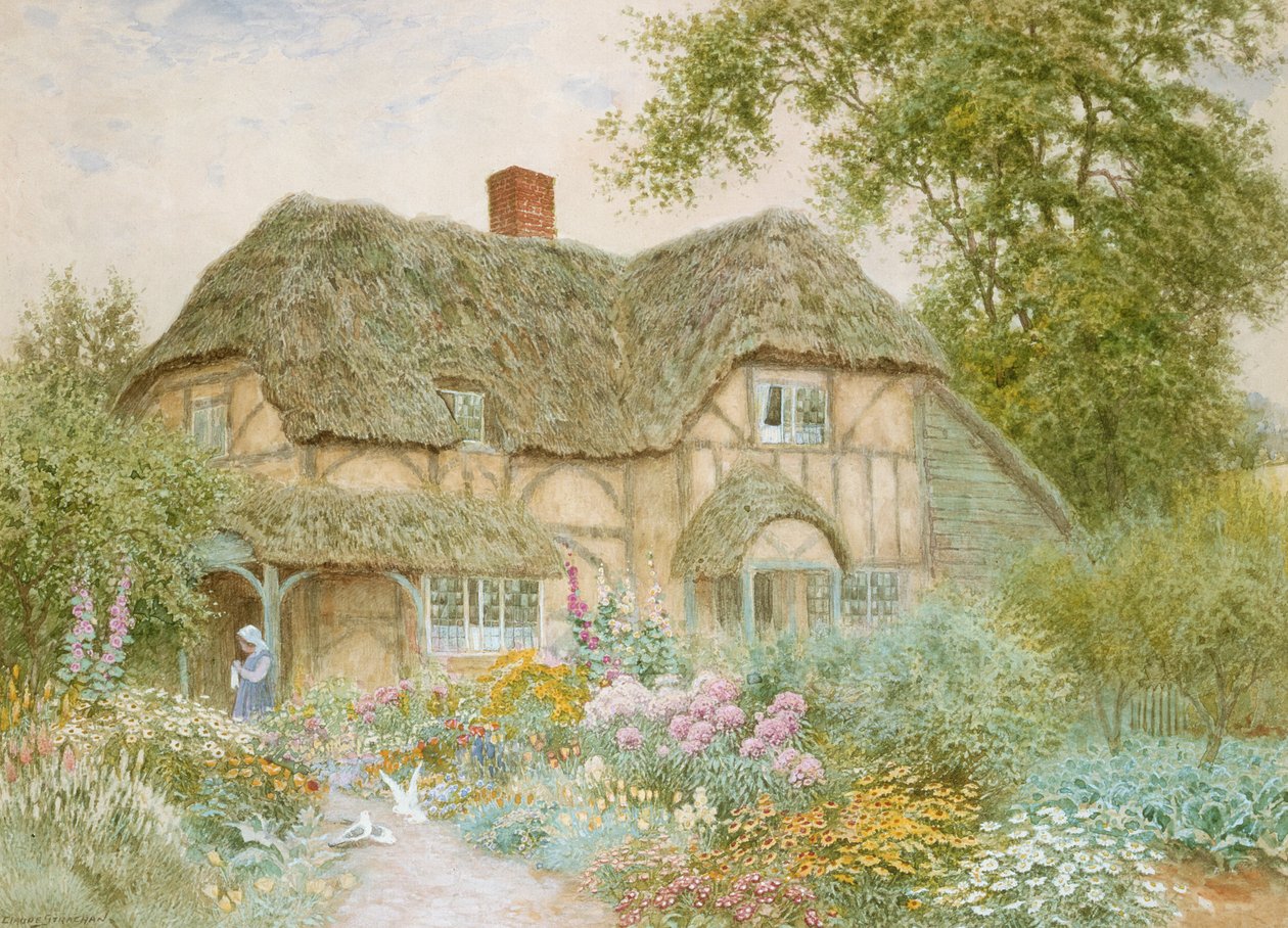 Domek Surrey autorstwa Arthur Claude Strachan