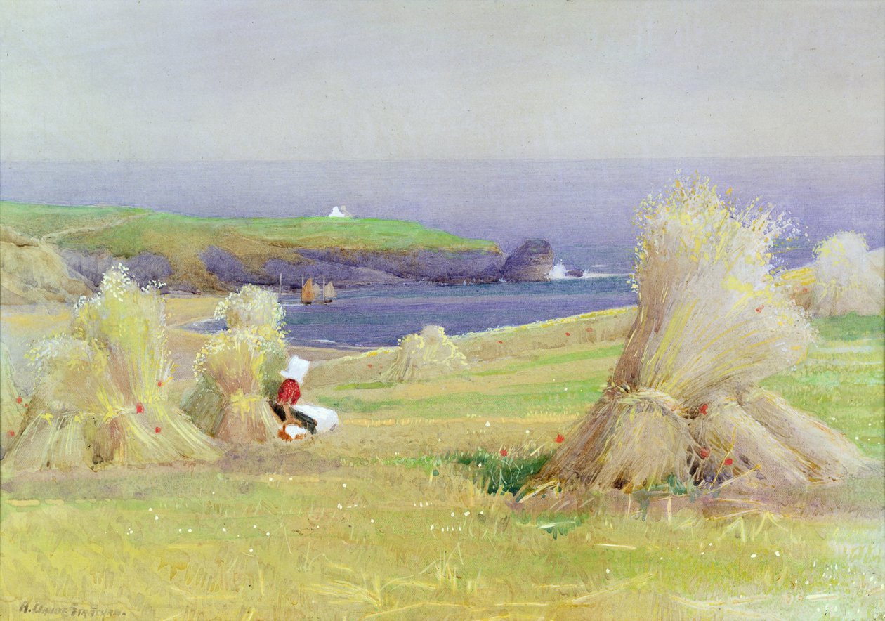 Przez Zapasy Kukurydzy autorstwa Arthur Claude Strachan