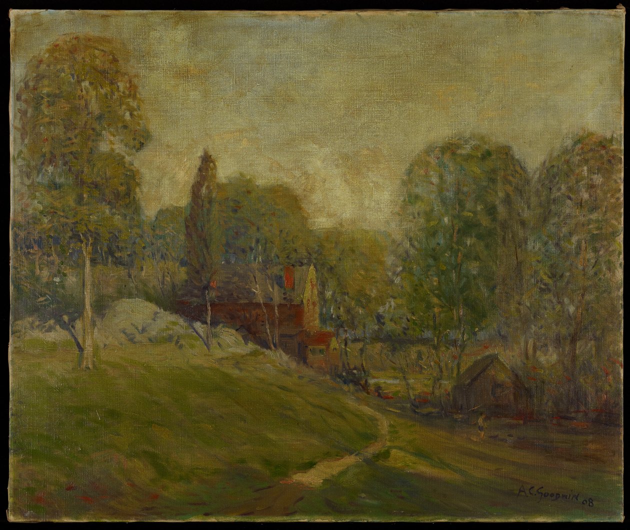 Krajobraz, 1908 autorstwa Arthur Clifton Goodwin