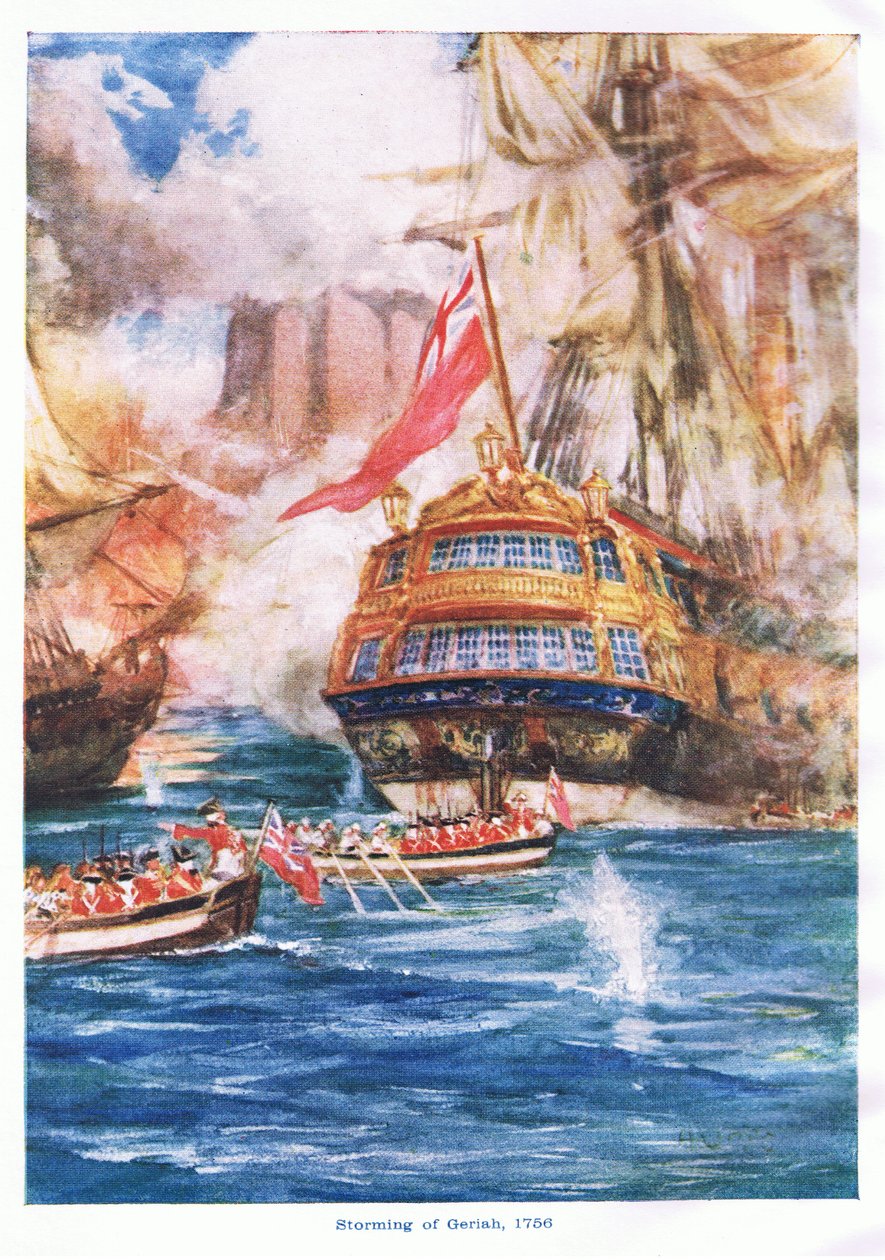 Szturm na Geriasza AD1756 autorstwa Arthur David McCormick
