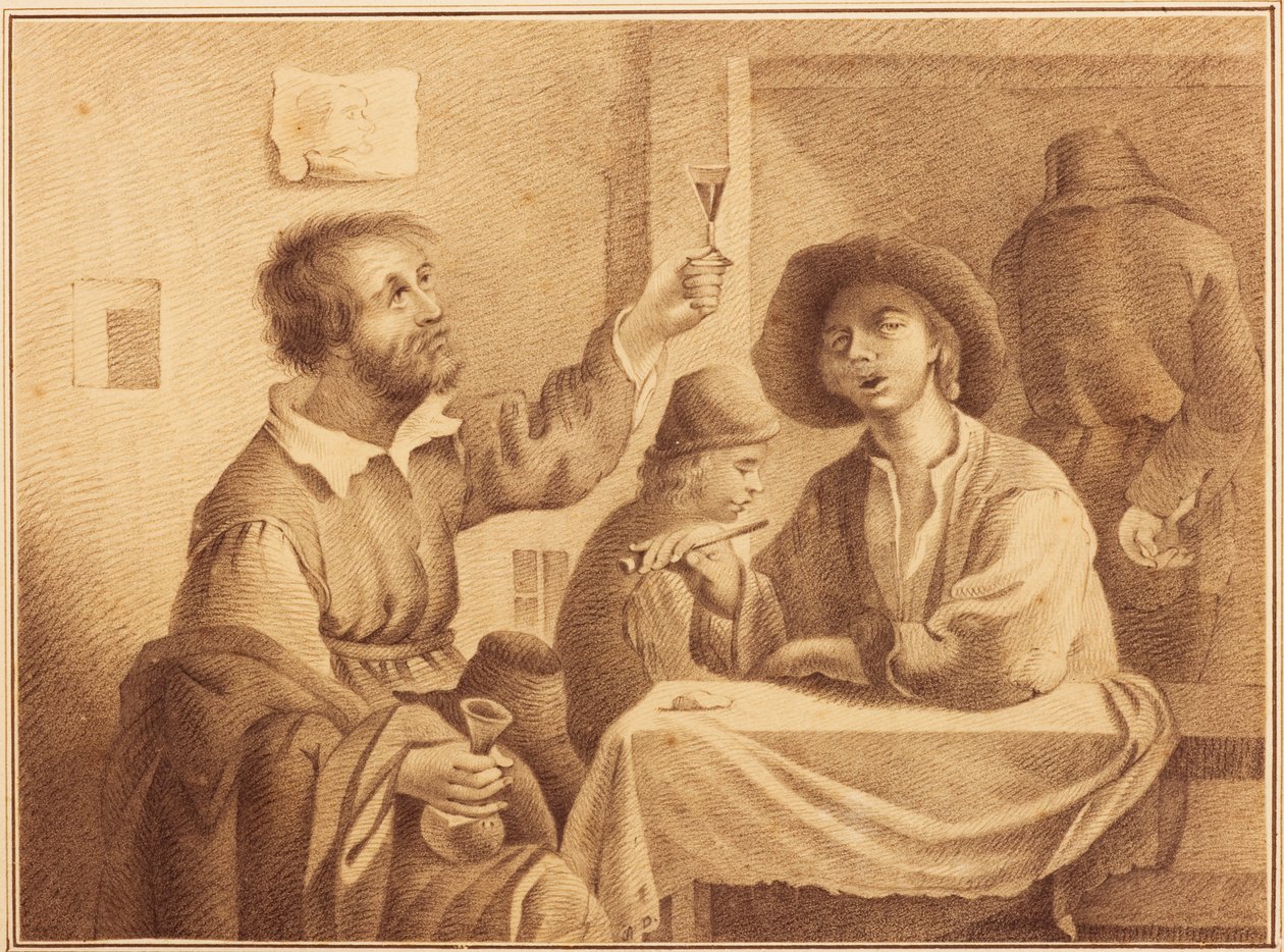 Scena z tawerny autorstwa Arthur Devis