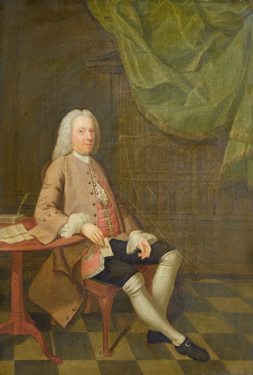 Portret Johna Orlebara, ok. 1740 autorstwa Arthur Devis