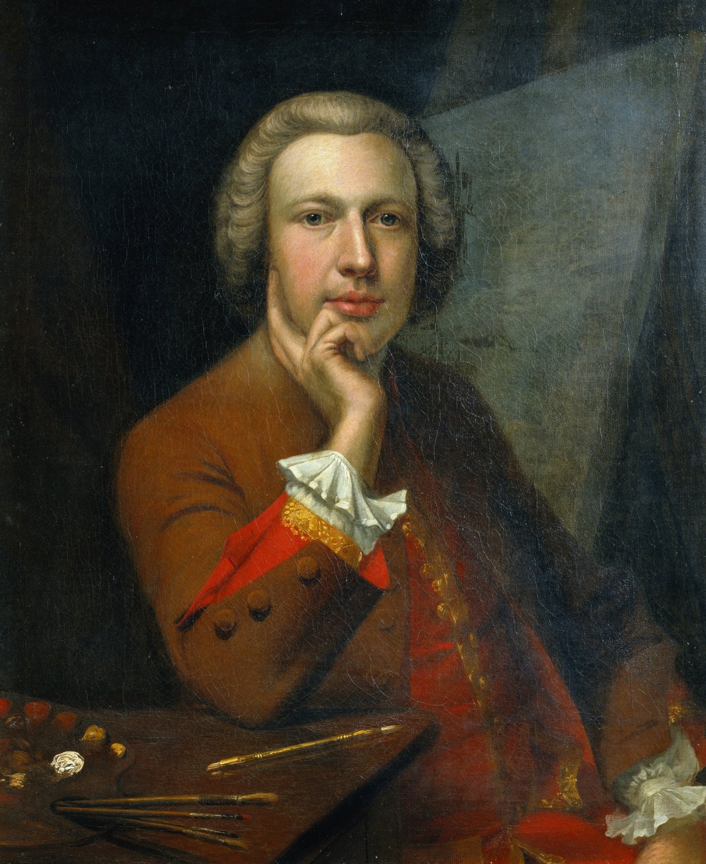 Autoportret, 1742 autorstwa Arthur Devis