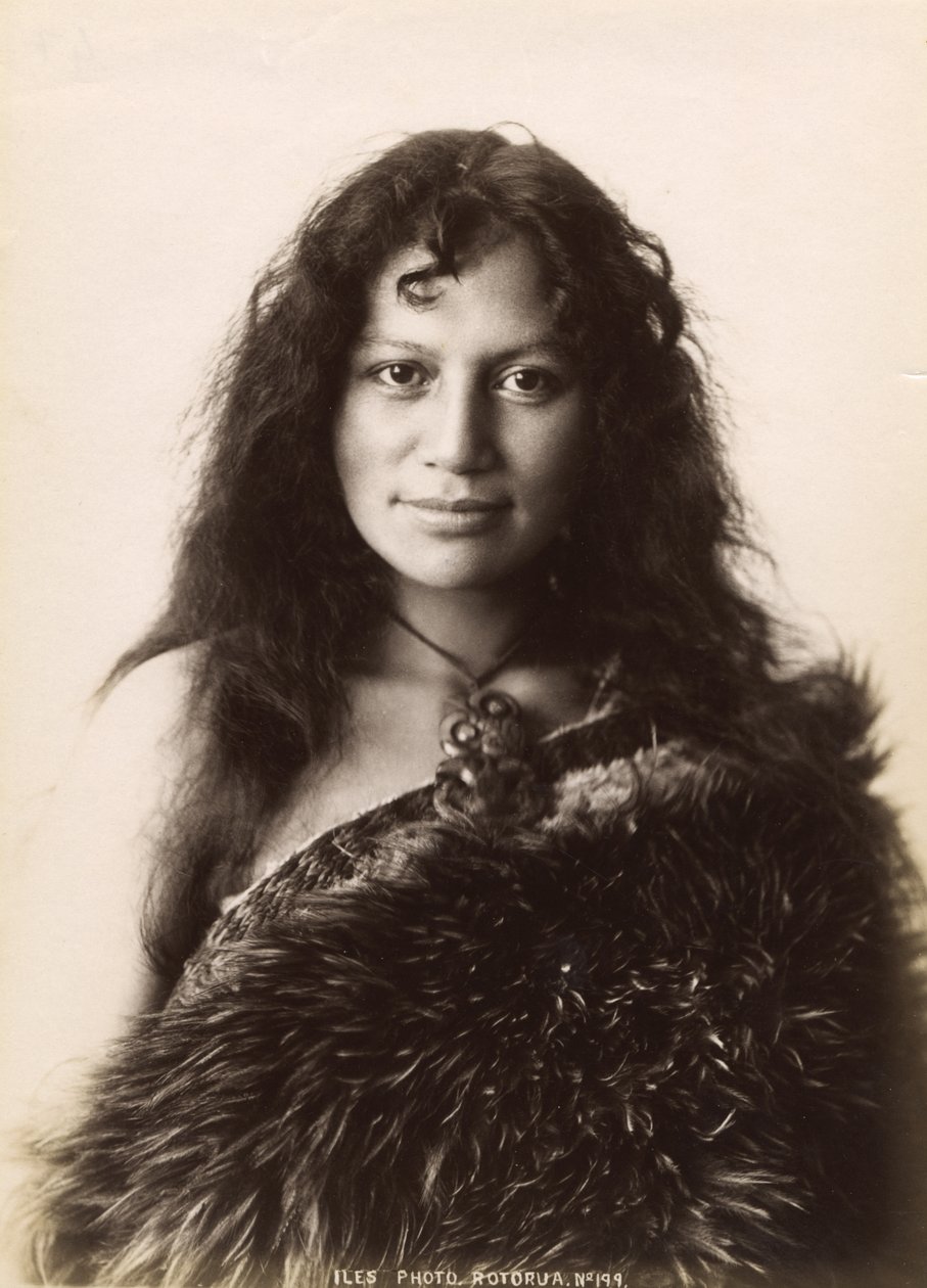 Portret, ok. 1905 (odbitka żelatynowa) autorstwa Arthur Iles