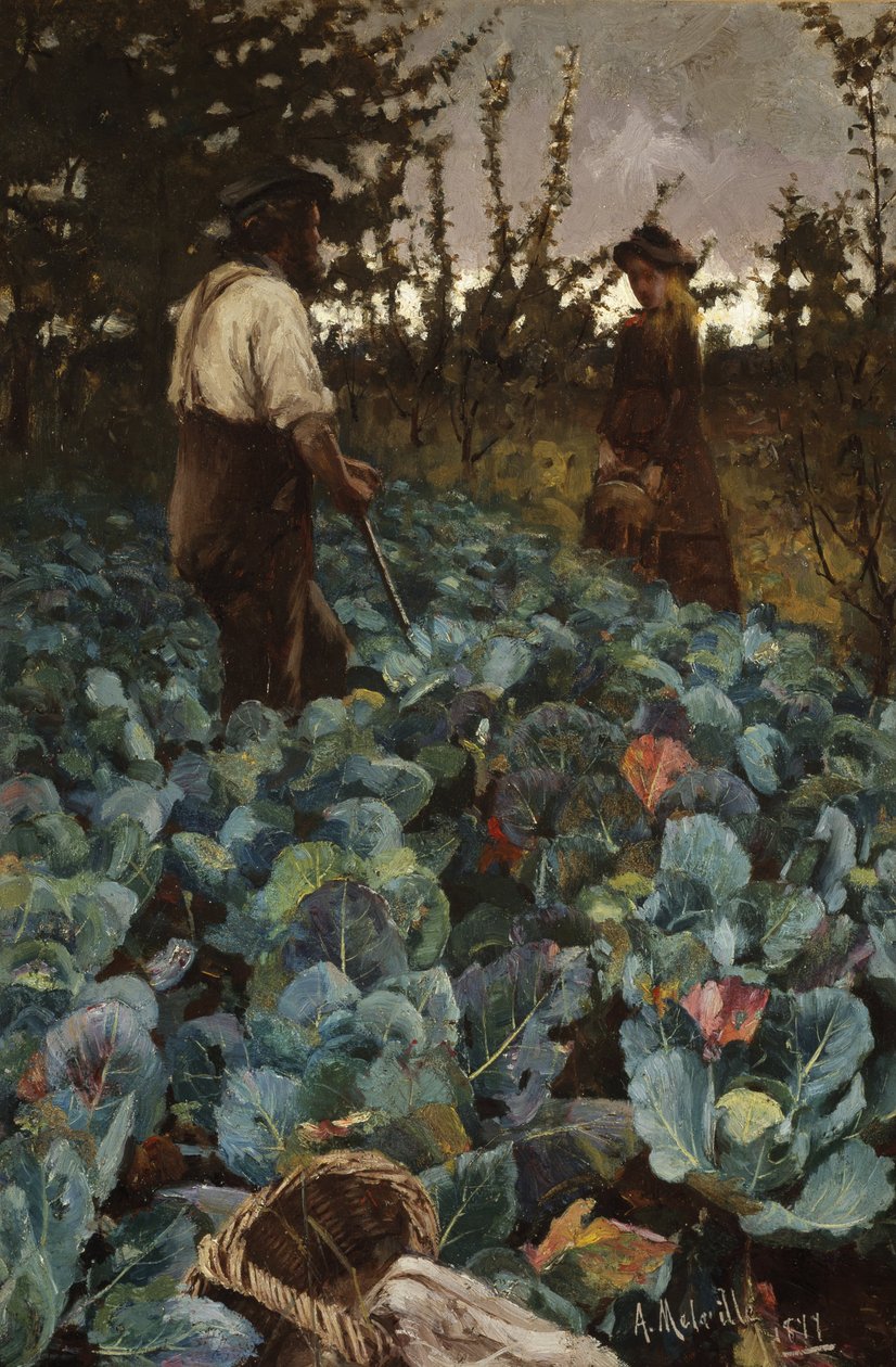 Ogród kapusty autorstwa Arthur Melville