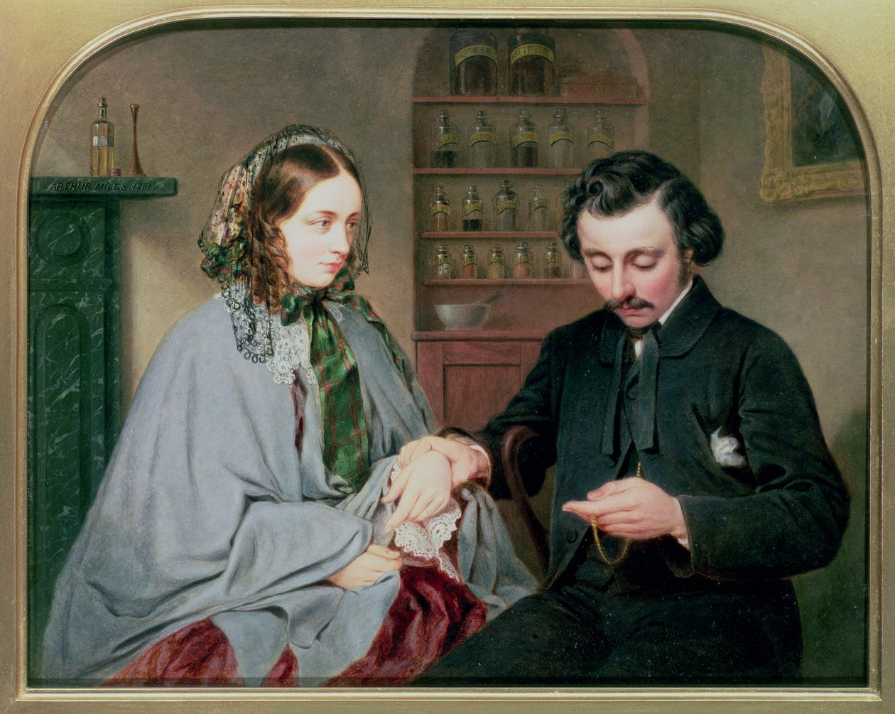 Doktor, ok.1860 autorstwa Arthur Miles
