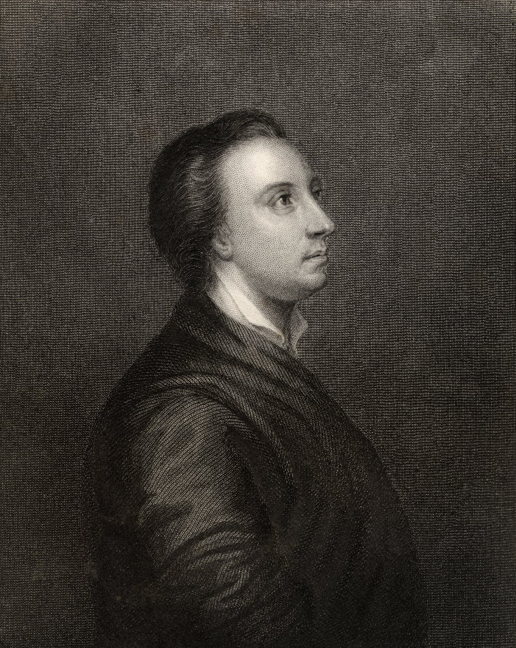 Mark Akenside, ryty R. Woodman, z „The National Portrait Gallery Volume IV”, wydana ok. 1820 r. autorstwa Arthur Pond