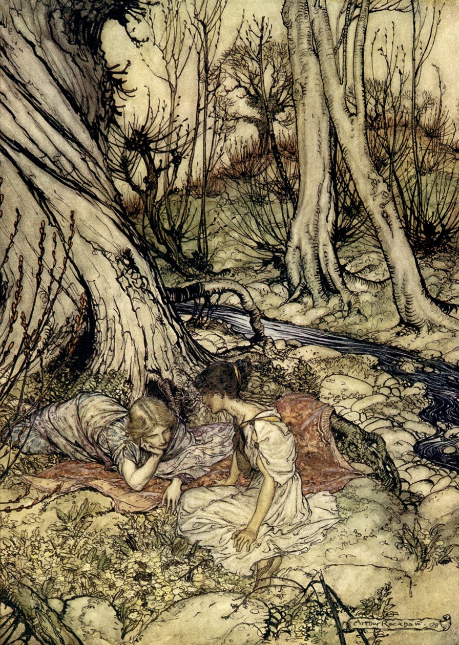 Sen nocy letniej autorstwa Arthur Rackham