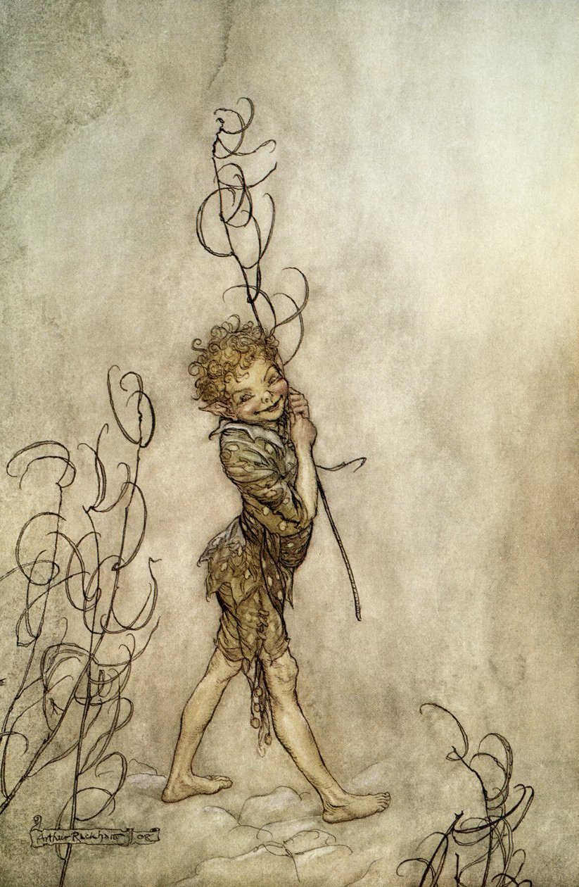 Sen nocy letniej autorstwa Arthur Rackham