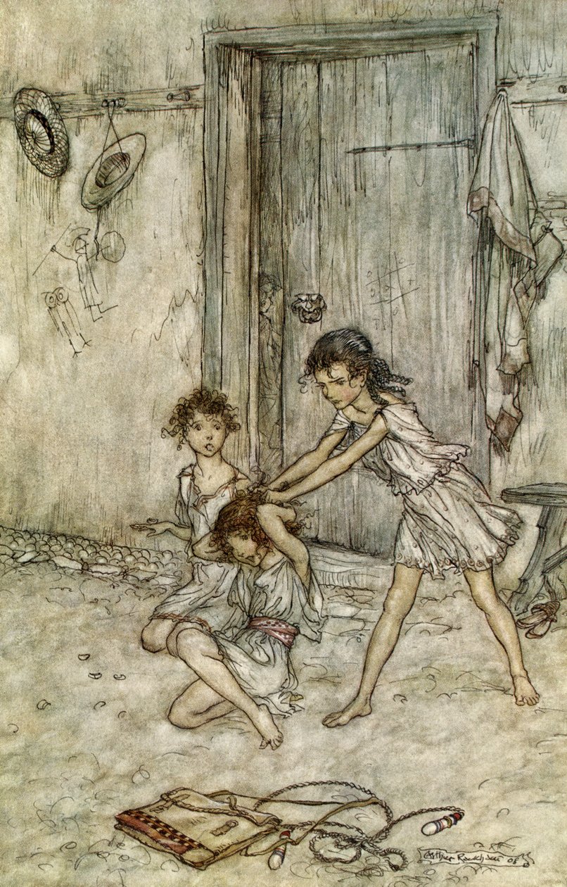 Sen nocy letniej autorstwa Arthur Rackham