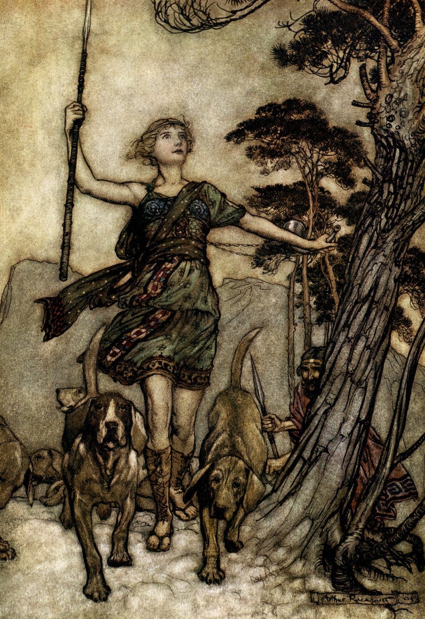 Sen nocy letniej autorstwa Arthur Rackham