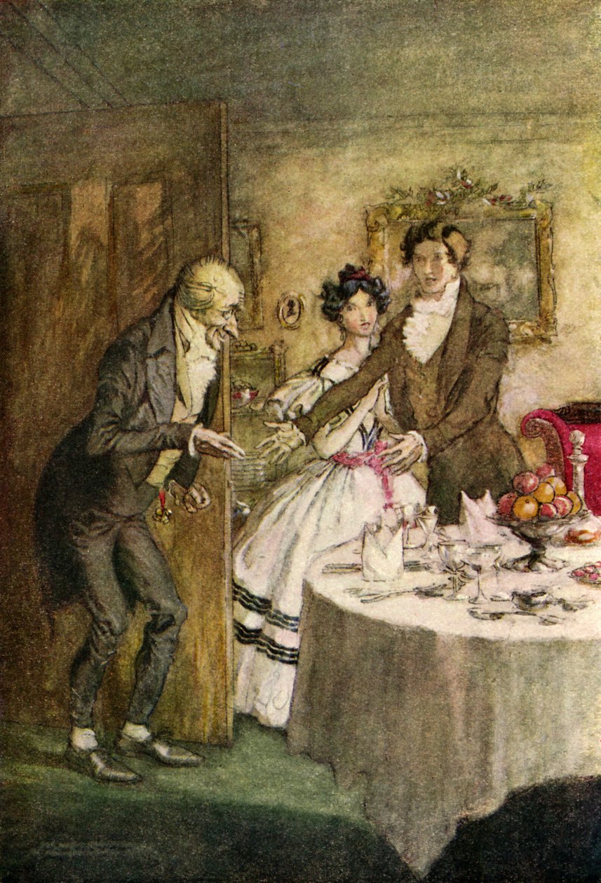 Opowieść wigilijna Karola Dickensa autorstwa Arthur Rackham