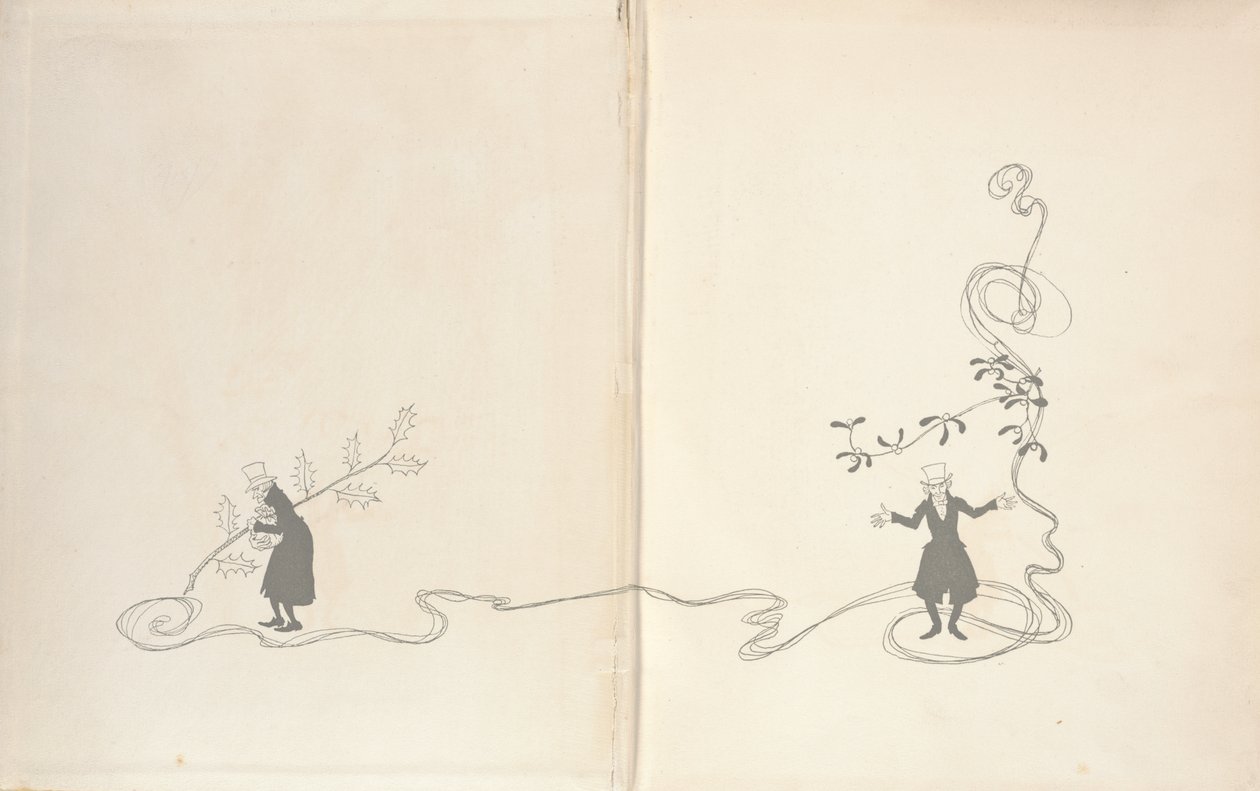 Wyklejki - Opowieść wigilijna, 1915 autorstwa Arthur Rackham