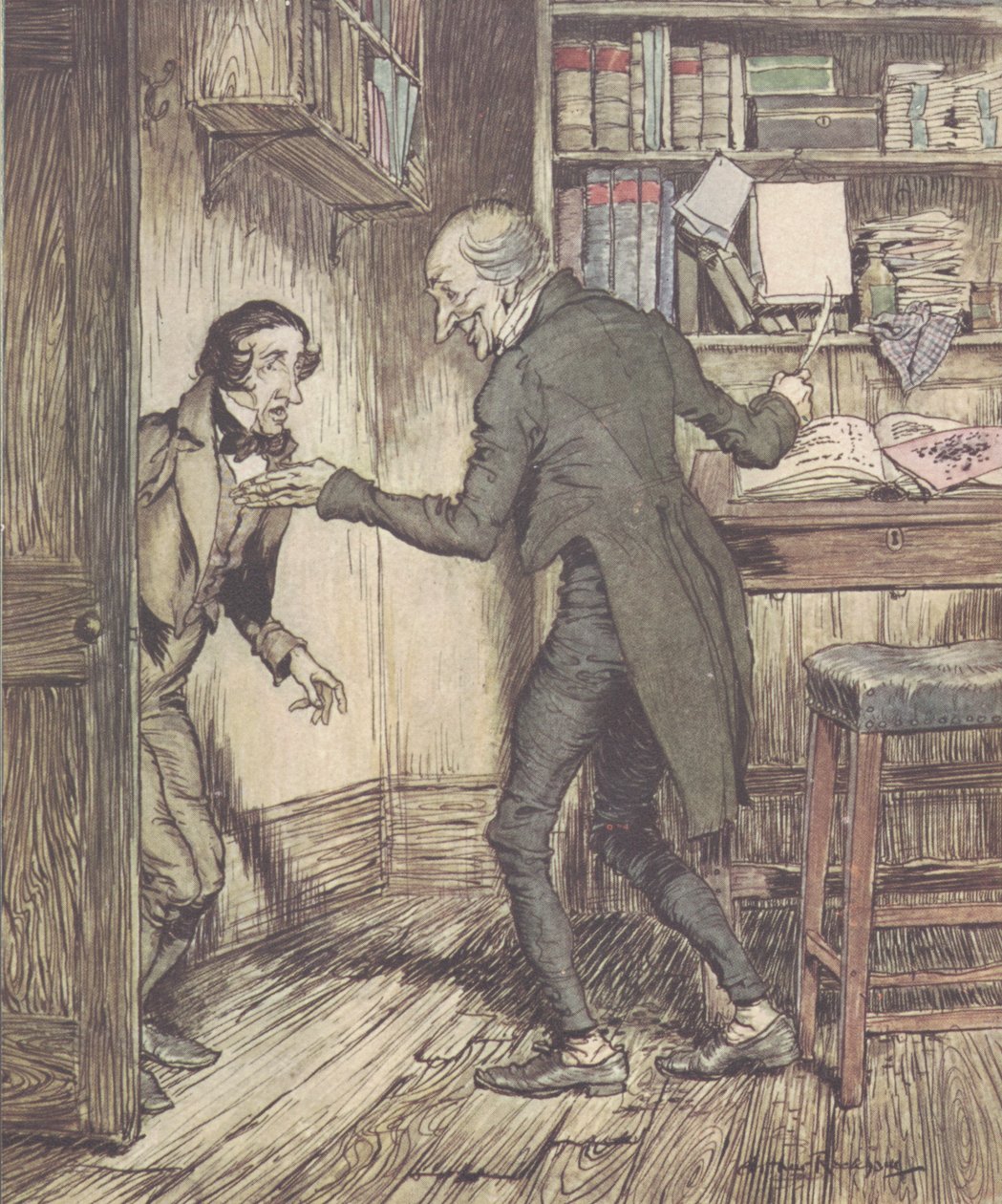 „Nie wytrzymam takich rzeczy”, 1915 autorstwa Arthur Rackham