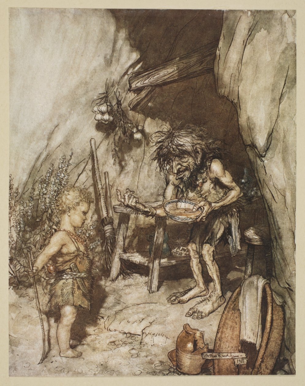 Mim i niemowlę, ilustracja z 