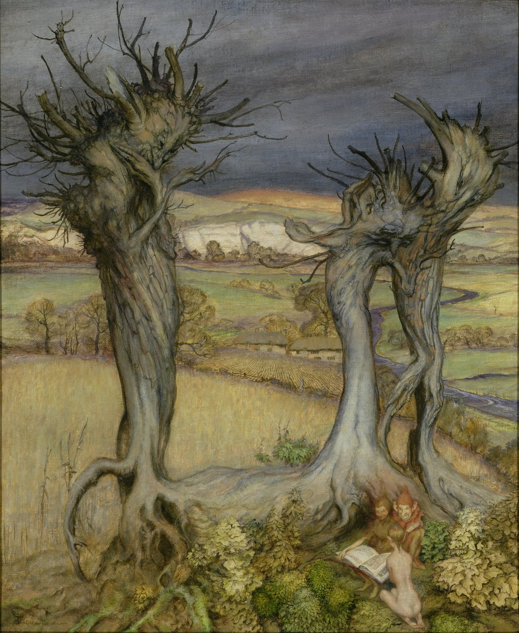 W pobliżu Amberley autorstwa Arthur Rackham
