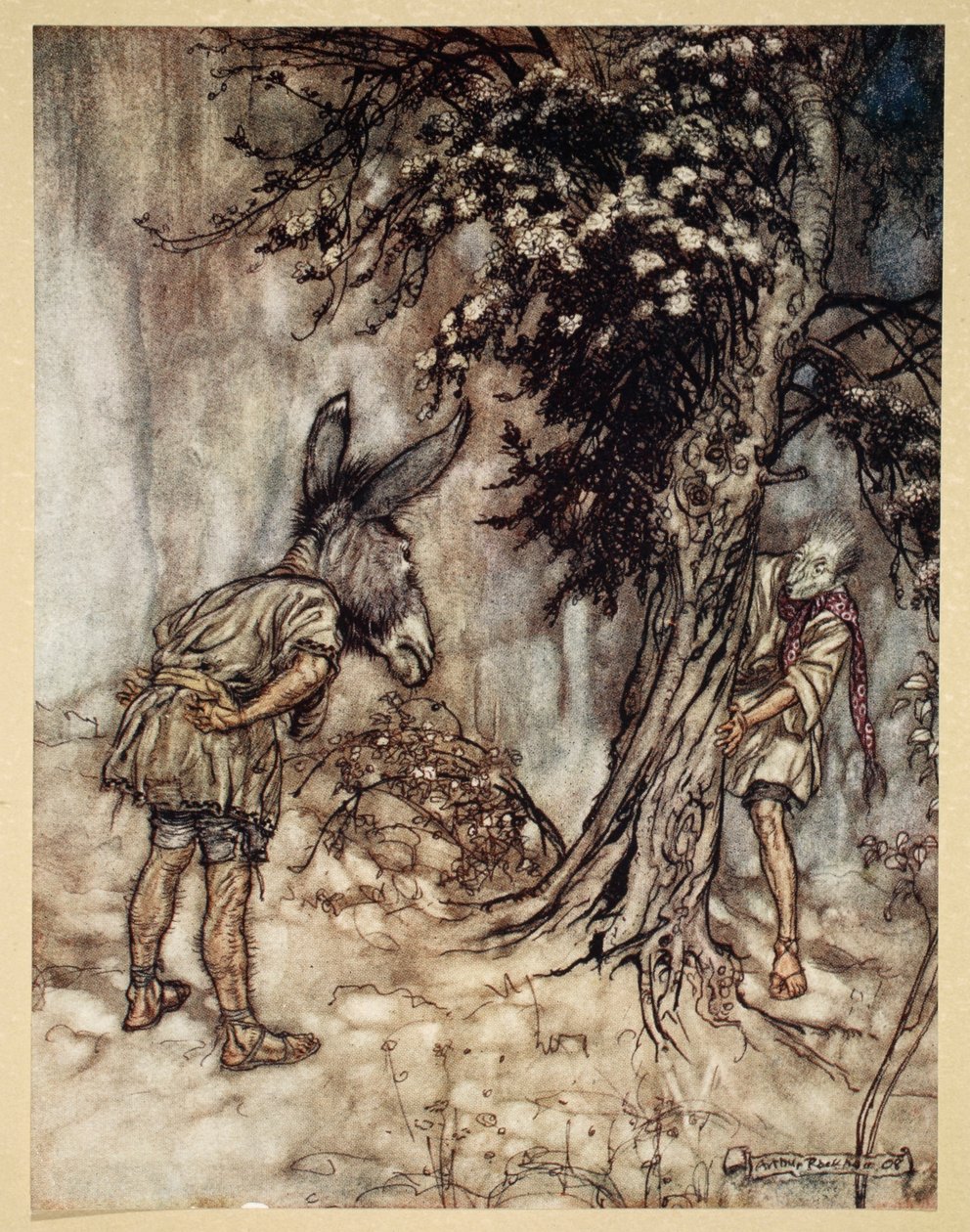 O Bottomie, zmieniłeś się!, ilustracja ze "Snu nocy letniej" Williama Shakespeare