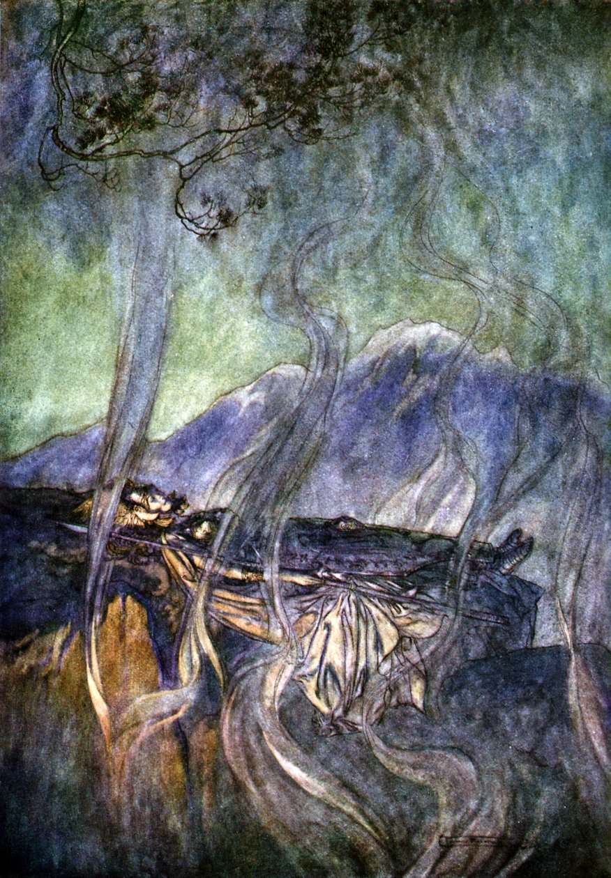 Walkiria Walkiria autorstwa Arthur Rackham