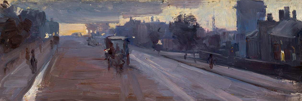 Hoddle St., 22:00 autorstwa Arthur Streeton