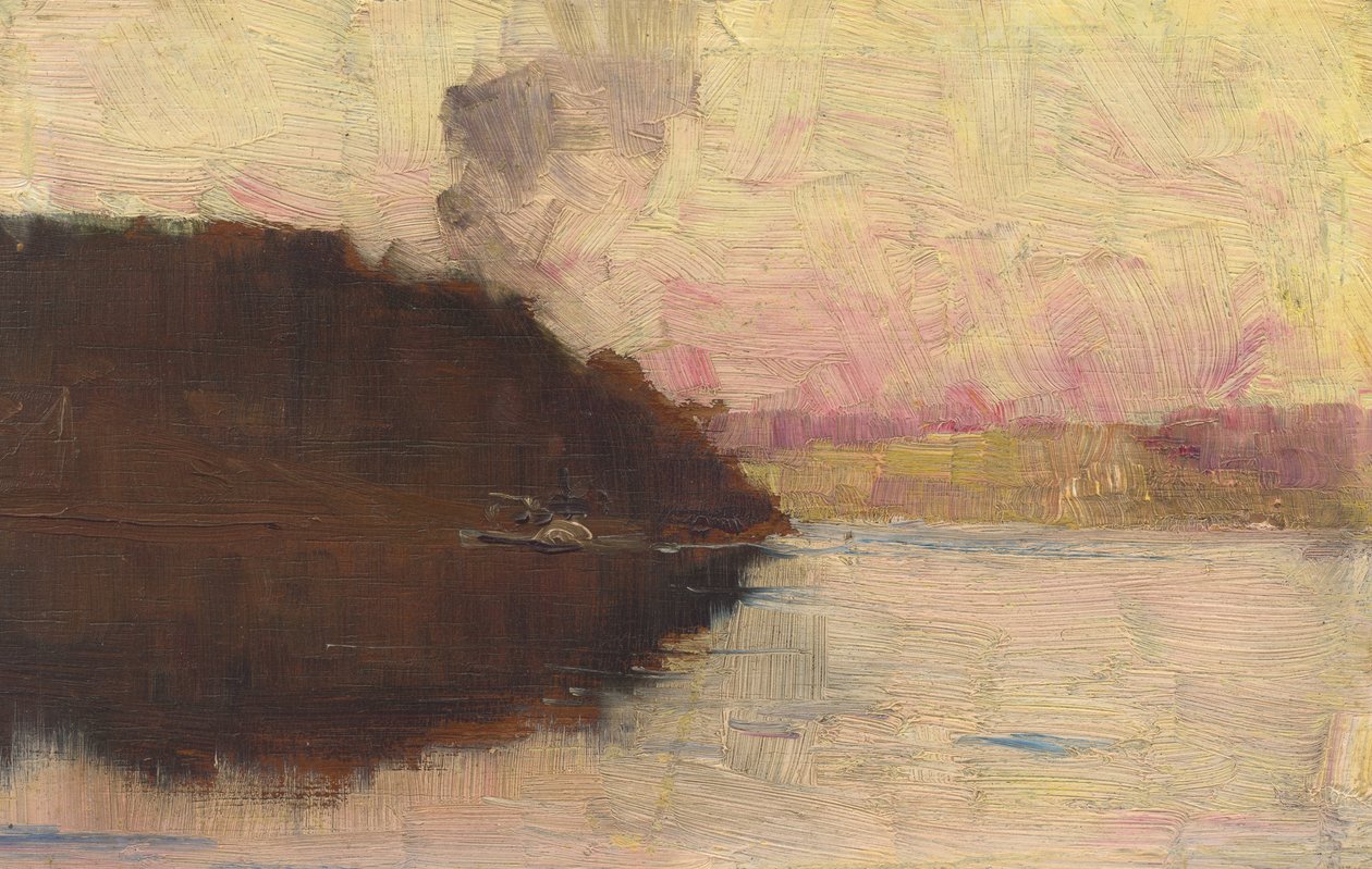 Punkt, zachód słońca autorstwa Arthur Streeton