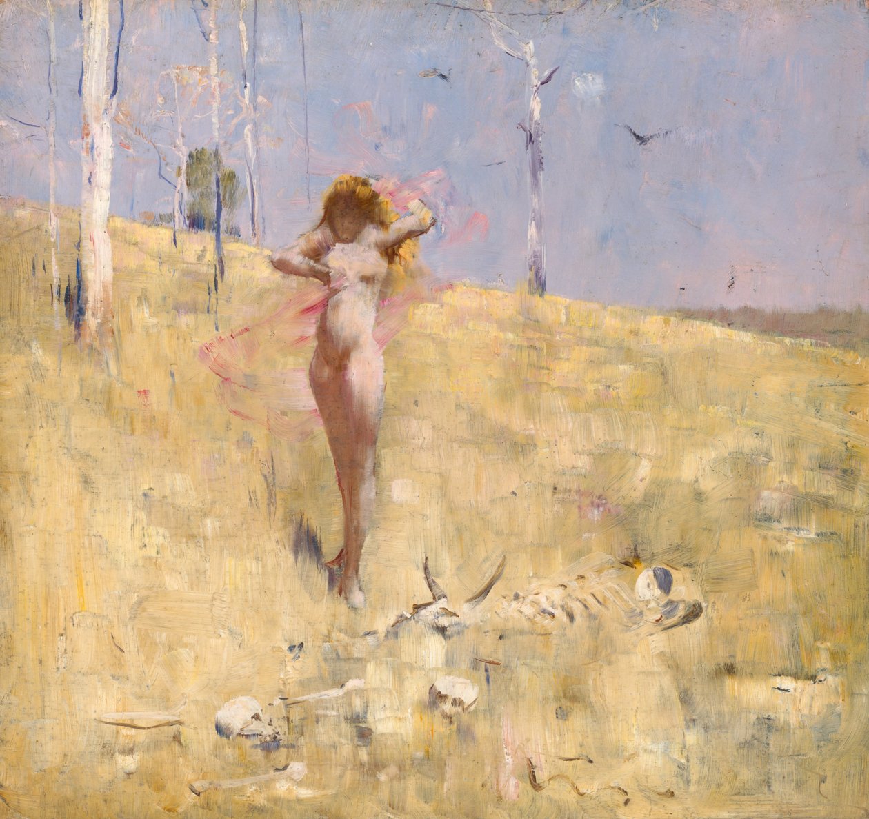 Duch suszy autorstwa Arthur Streeton