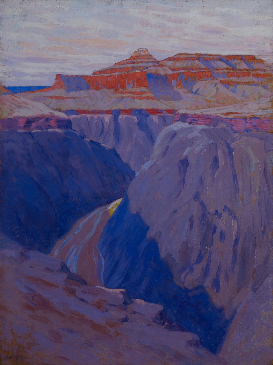 Niszczyciel, ok. 1911-13 autorstwa Arthur Wesley Dow