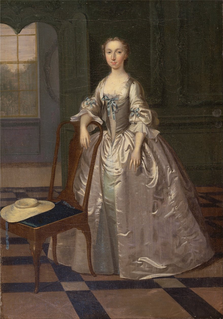 Dama w salonie autorstwa Arthur Devis