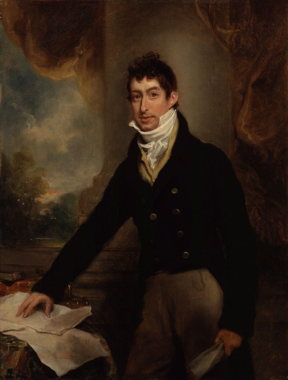 Gwyllym Lloyd Wardle autorstwa Arthur Devis