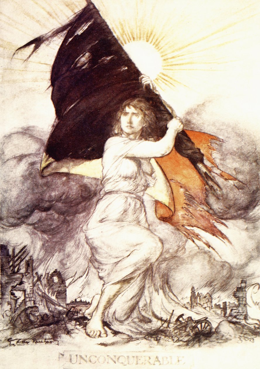 Nie do pokonania (kolor lito) autorstwa Arthur (after) Rackham
