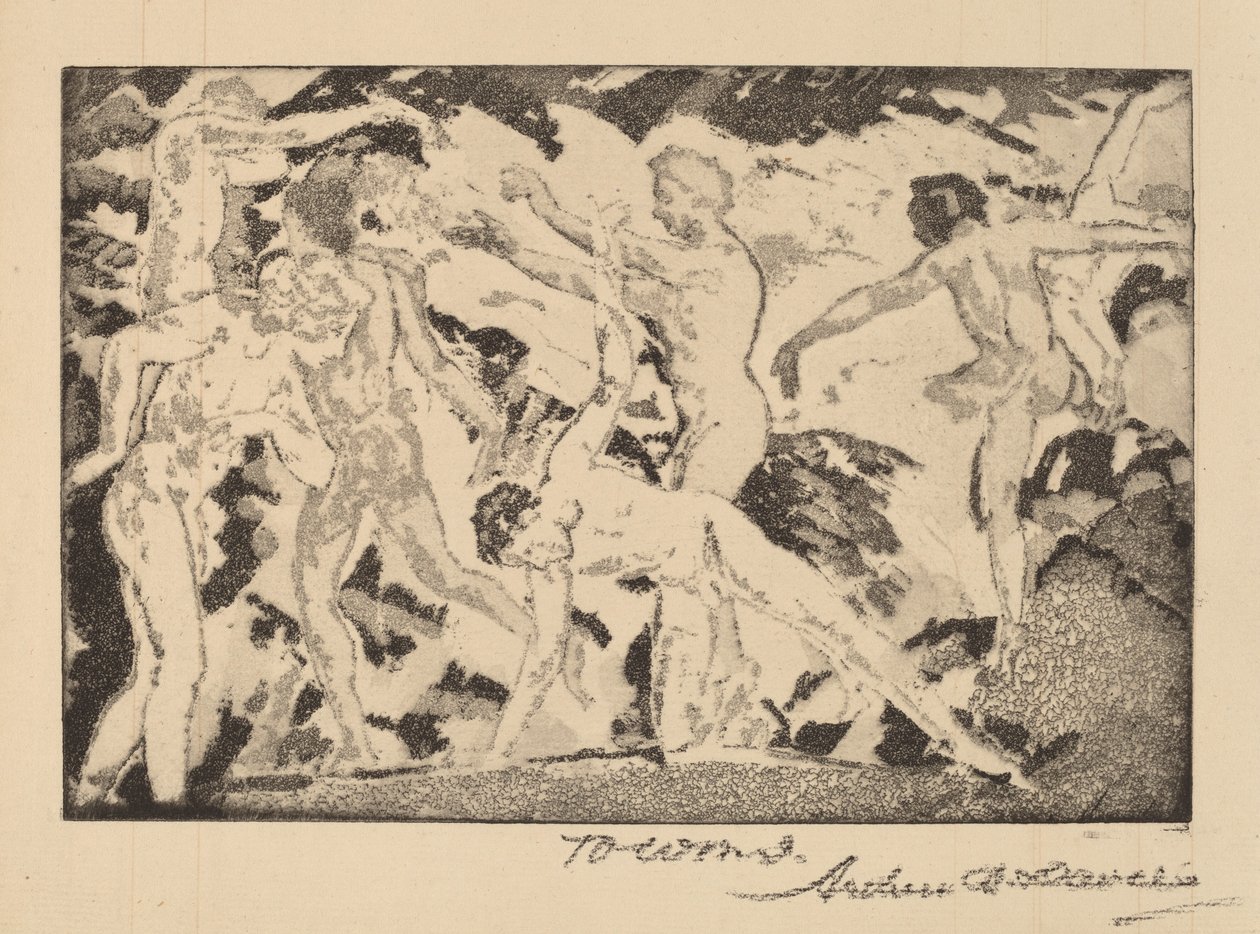 Przez Kalibana autorstwa Arthur B. Davies
