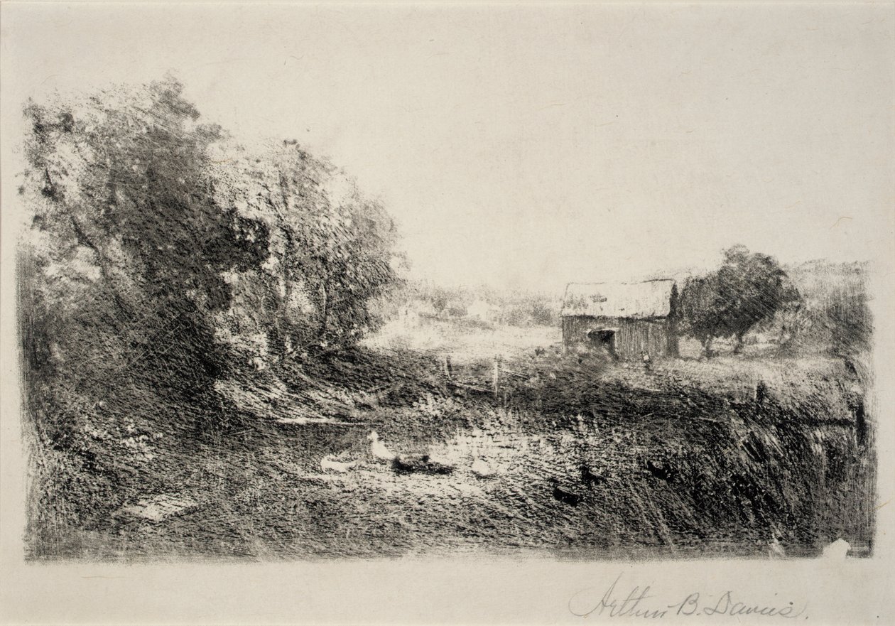 Duck Pond autorstwa Arthur B. Davies