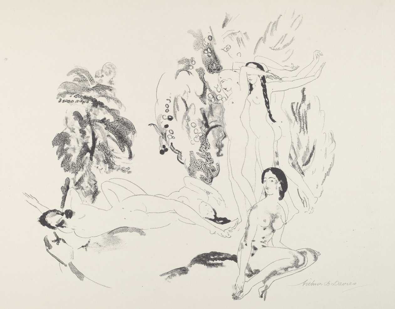 Przemijanie snów autorstwa Arthur B. Davies