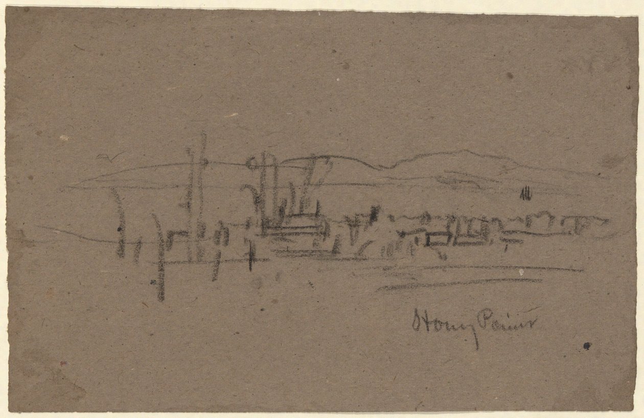 Kamienny punkt autorstwa Arthur B. Davies