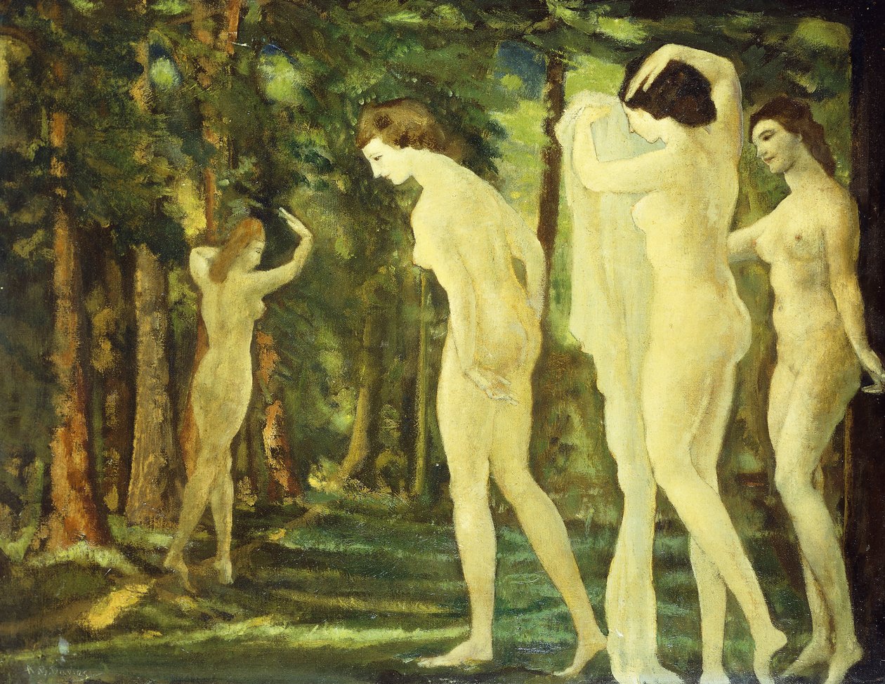 Chmura zmian, autorstwa Arthur Bowen Davies