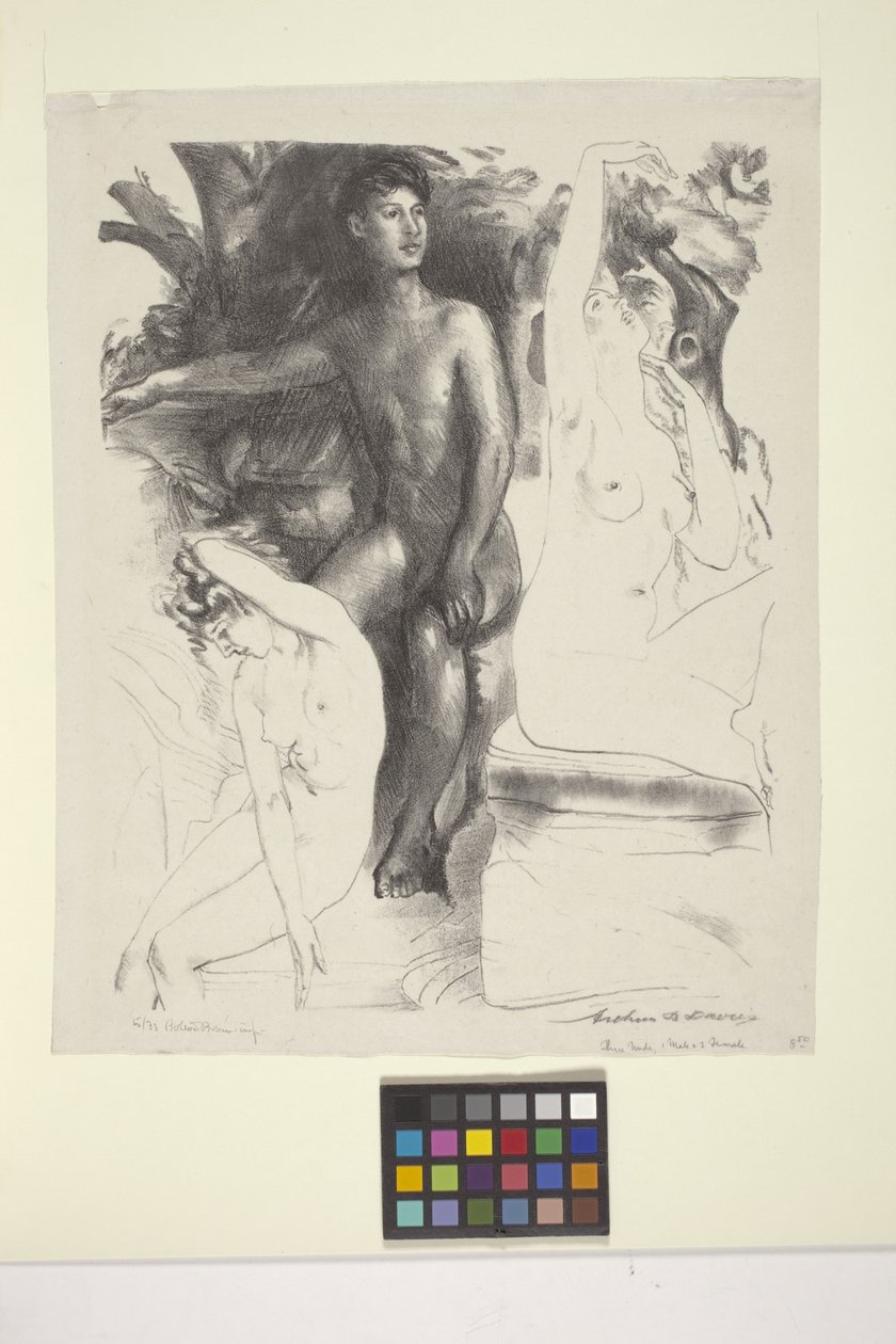 Dominium (litografia) autorstwa Arthur Bowen Davies