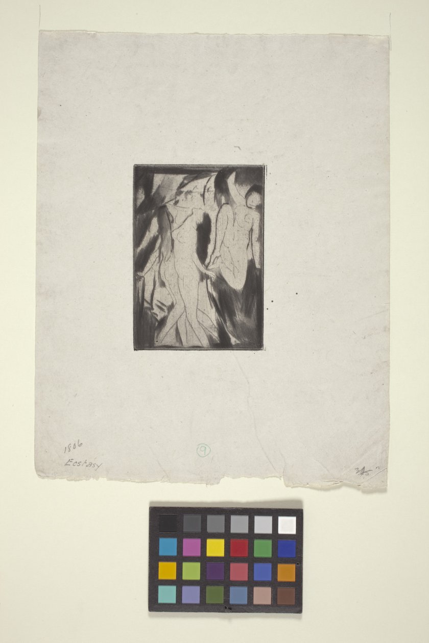 Ecstasy (sucha igła) autorstwa Arthur Bowen Davies