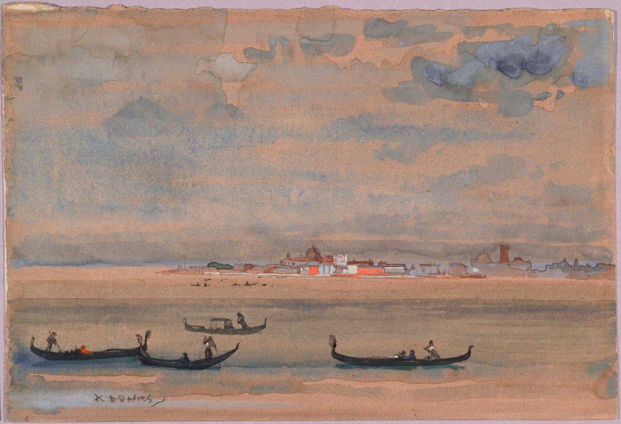 Gondole autorstwa Arthur Bowen Davies