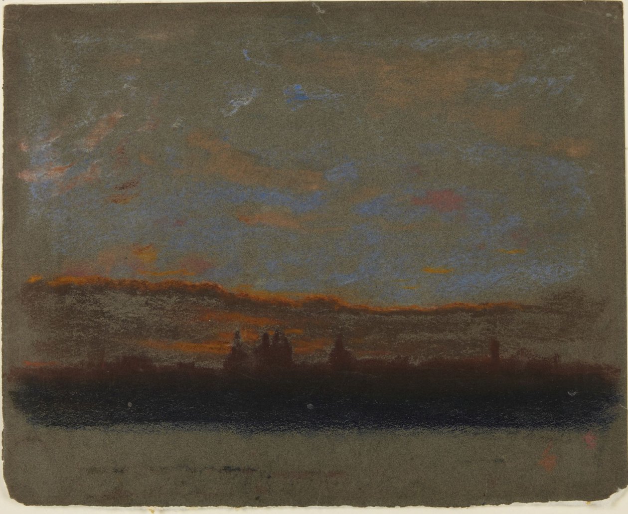 Zachód słońca autorstwa Arthur Bowen Davies