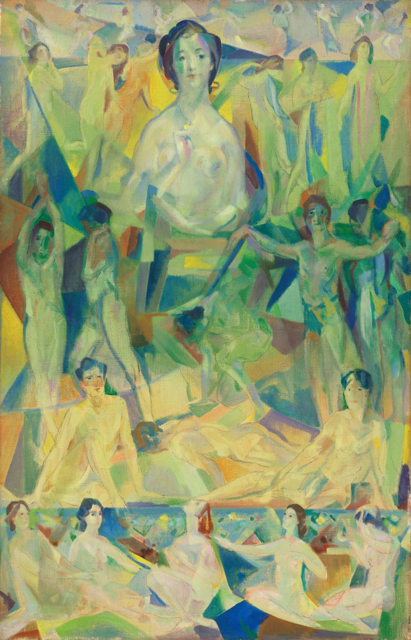 Wielka Matka, ok. 1914 (olej na płótnie) autorstwa Arthur Bowen Davies