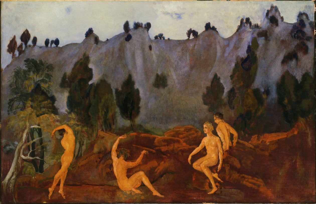 Wahanie Orestesa autorstwa Arthur Bowen Davies
